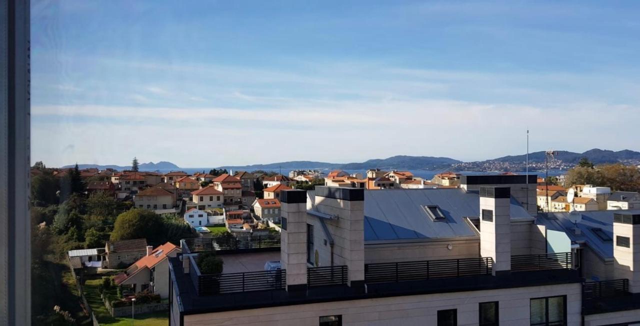 Piso MiraCíes- Wifi- Parking- Vistas Ría de Vigo Apartamento Exterior foto